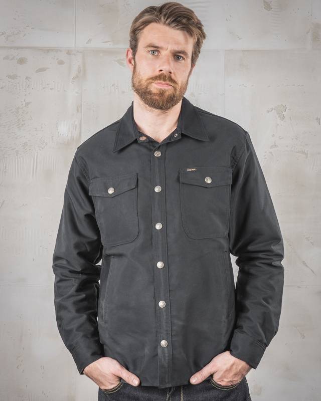 Pike Brothers 1967 CPO Shirt waxed navy Große Rabatte