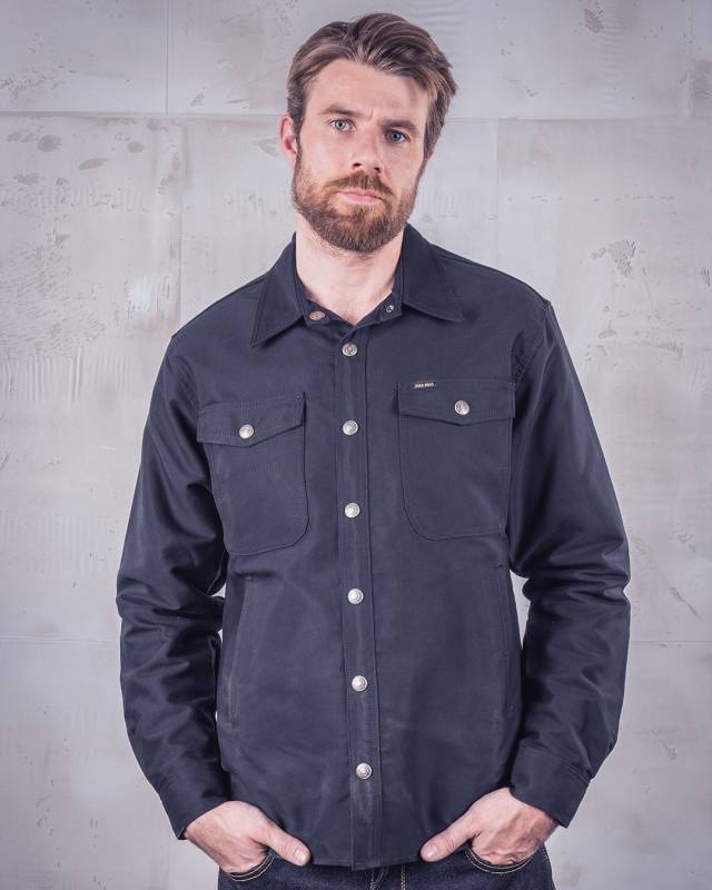Pike Brothers 1967 CPO Shirt waxed blue Bestseller