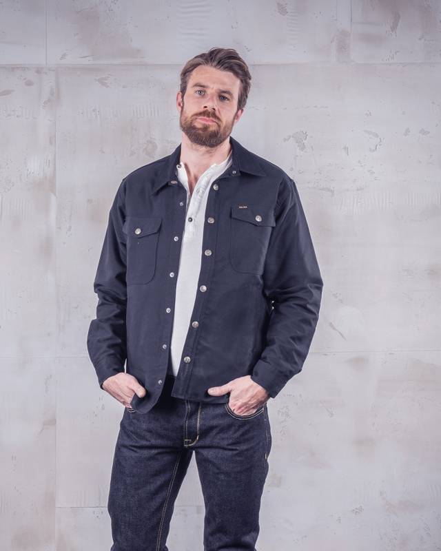 Pike Brothers 1967 CPO Shirt waxed blue Bestseller