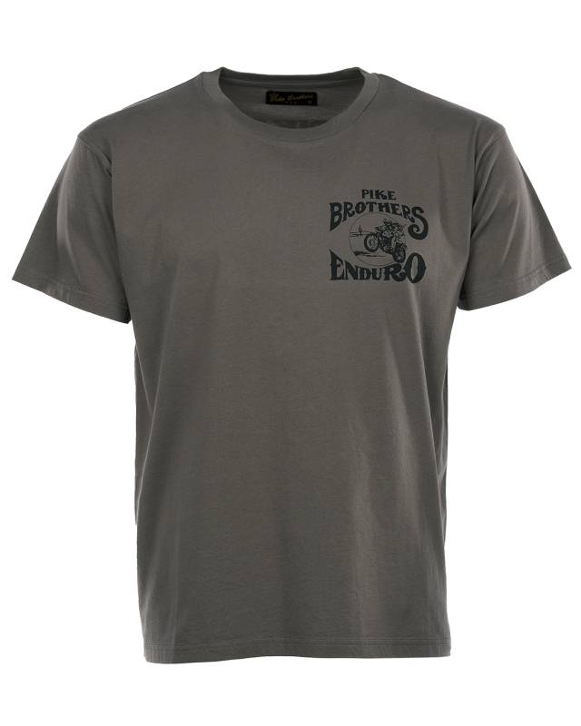 Pike Brothers 1969 Sports Tee Enduro grey Sonderangebot der Fabrik
