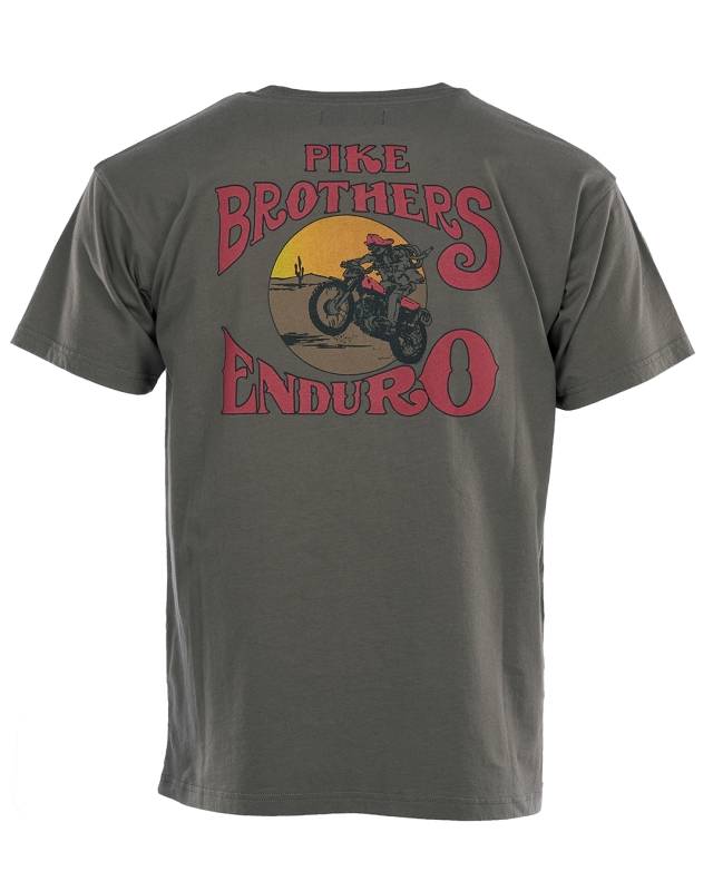Pike Brothers 1969 Sports Tee Enduro grey Sonderangebot der Fabrik