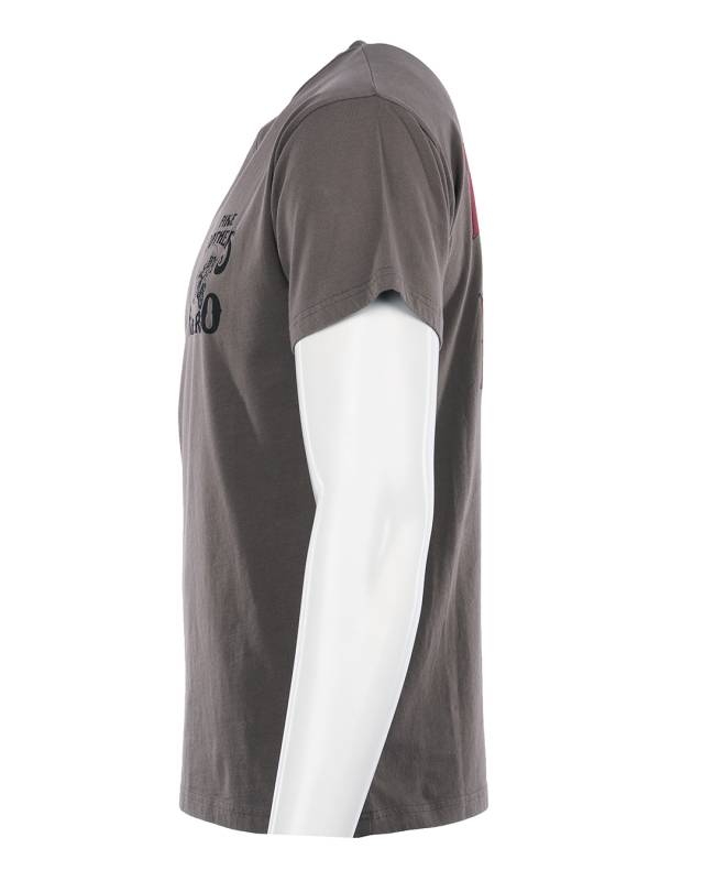 Pike Brothers 1969 Sports Tee Enduro grey Sonderangebot der Fabrik