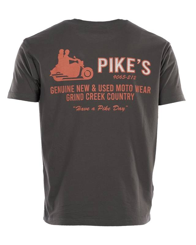 Pike Brothers 1969 Sports Tee Zaidel grey Bis zu 55% Rabatt