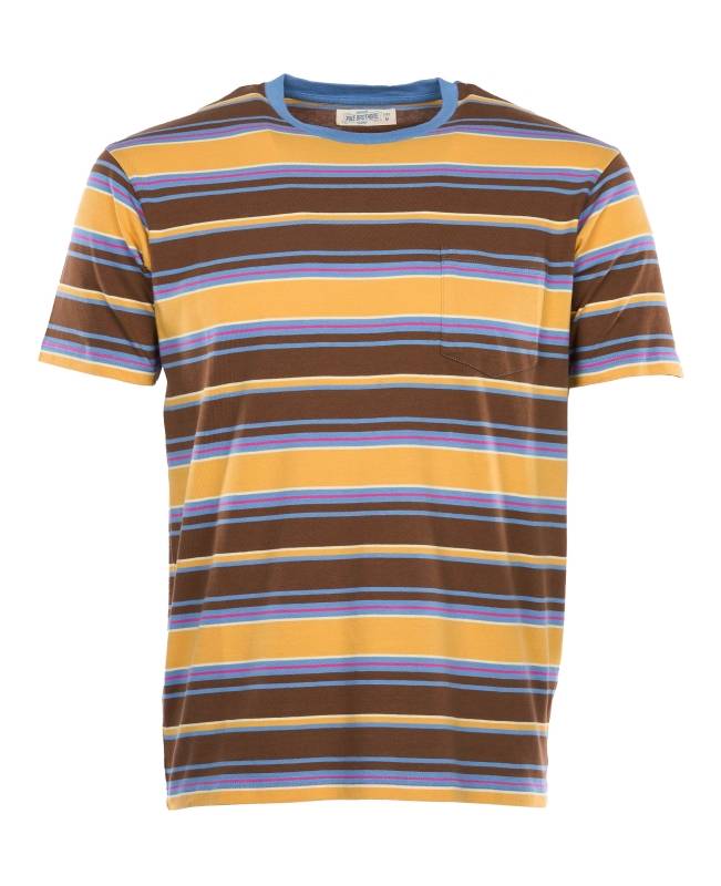 Pike Brothers 1971 Pocket Tee Malibu yellow Super Rabatt