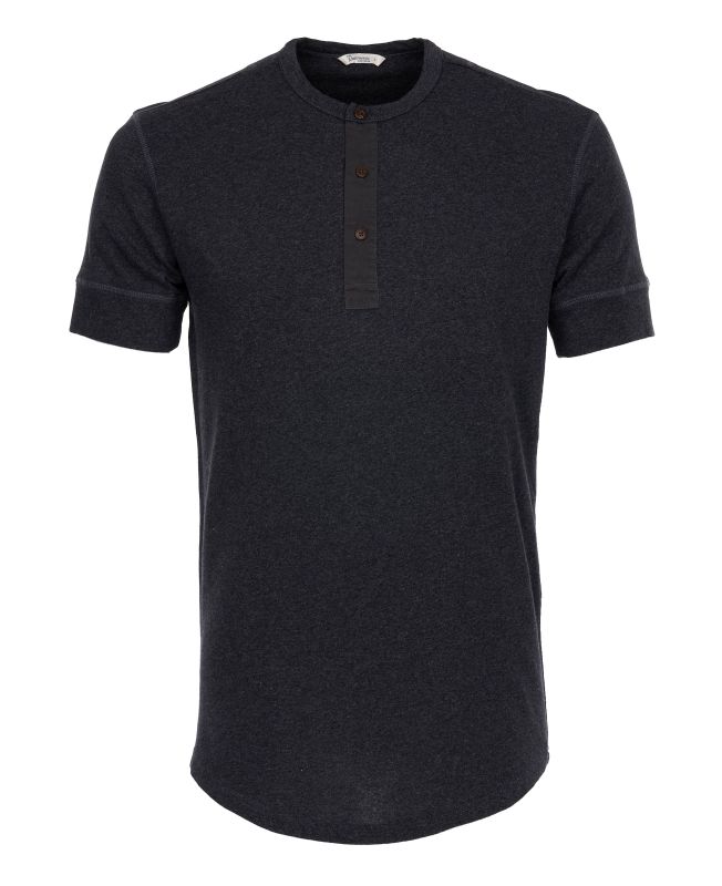 Pike Brothers 1927 Henley Shirt short sleeve iron grey Rabatte dieses Monats