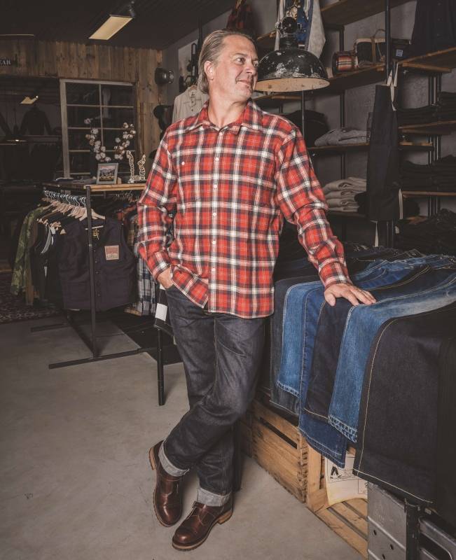 Pike Brothers 1937 Roamer Shirt red flannel Valentinstagsangebot