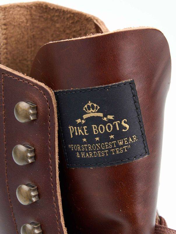 Pike Brothers 1966 Low Quarters cognac oiled Große Rabatte