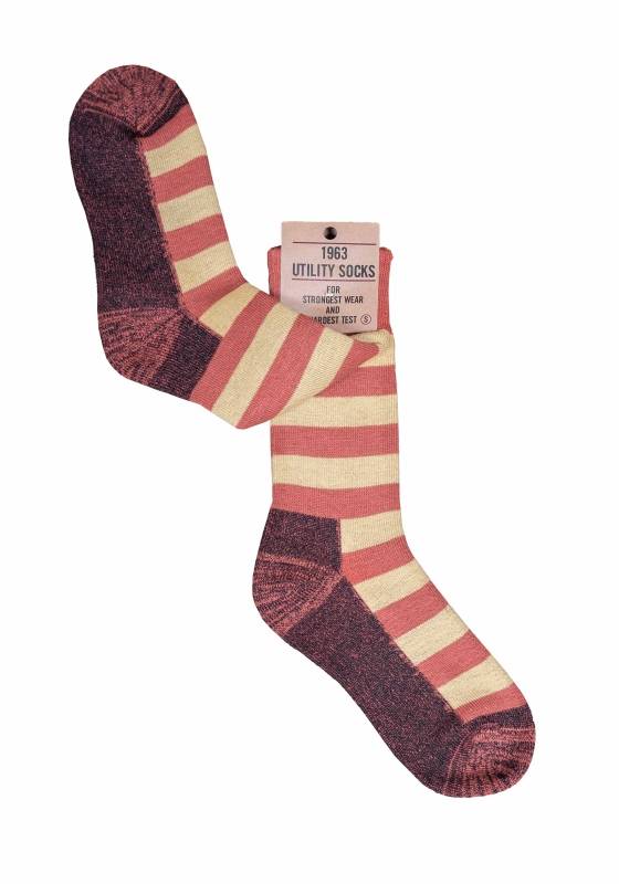 Pike Brothers 1963 Utility Socks Walt orange Räumungsverkauf