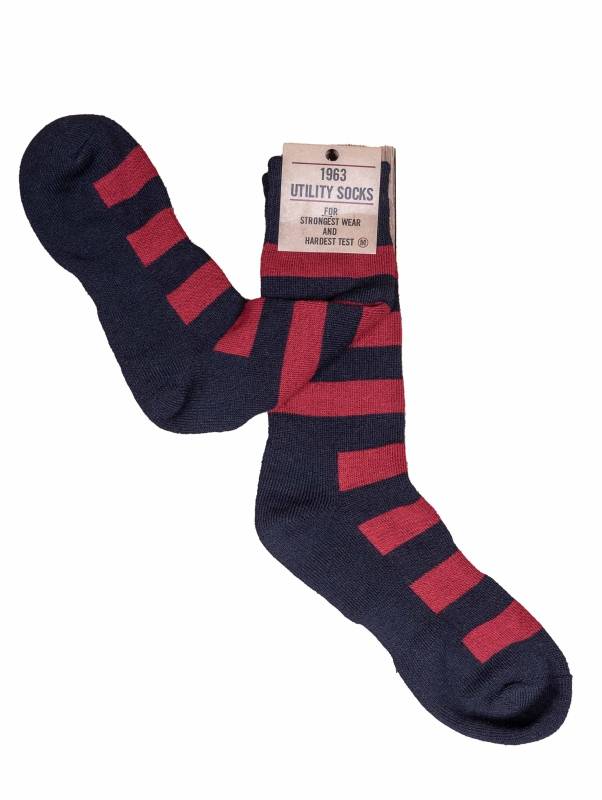 Pike Brothers 1963 Utility Socks Walt red Kauf eins, bekomm eins gratis