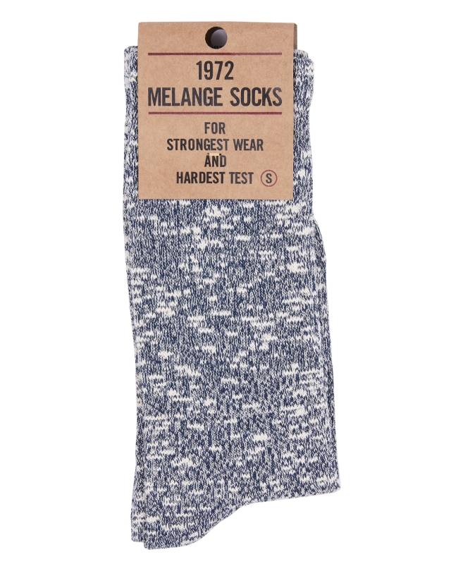 Pike Brothers 1972 Melange Socks blue VIP-Rabatte