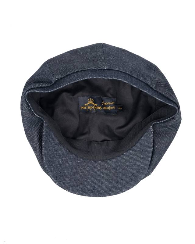 Pike Brothers 1928 Newsboy Cap 15oz indigo Riesige Rabatte