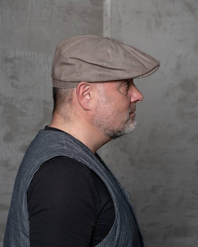Pike Brothers 1928 Newsboy Cap HBT brown Fabrikladen