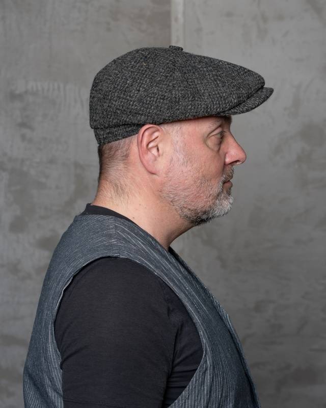 Pike Brothers 1928 Newsboy Cap Belby grey Black Friday Preise