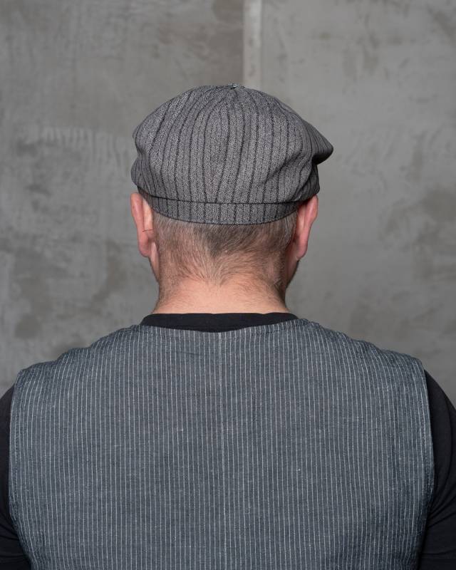 Pike Brothers 1928 Newsboy Cap Swedish Stripes Auslauf