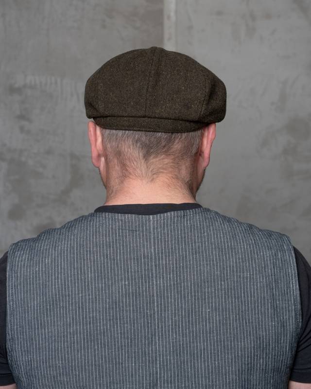 Pike Brothers 1928 Newsboy Cap Murdow green Günstiger Verkauf