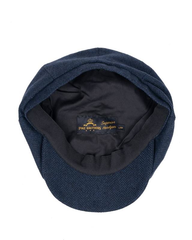 Pike Brothers 1928 Newsboy Cap Herbing blue Blitzverkäufe