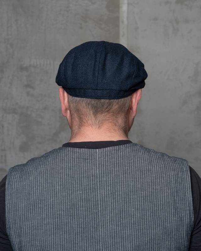 Pike Brothers 1928 Newsboy Cap Herbing blue Blitzverkäufe