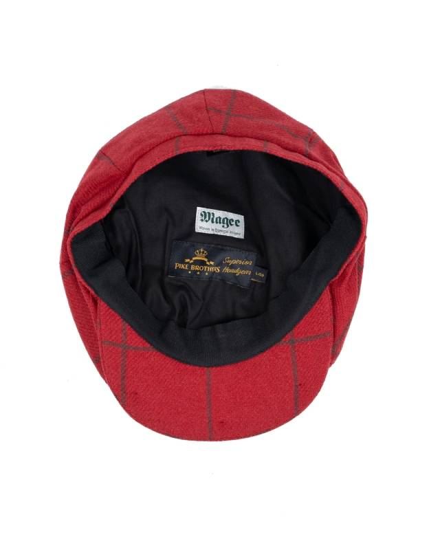 Pike Brothers 1928 Newsboy Cap Higgs red Limitierter Zeitrabatt