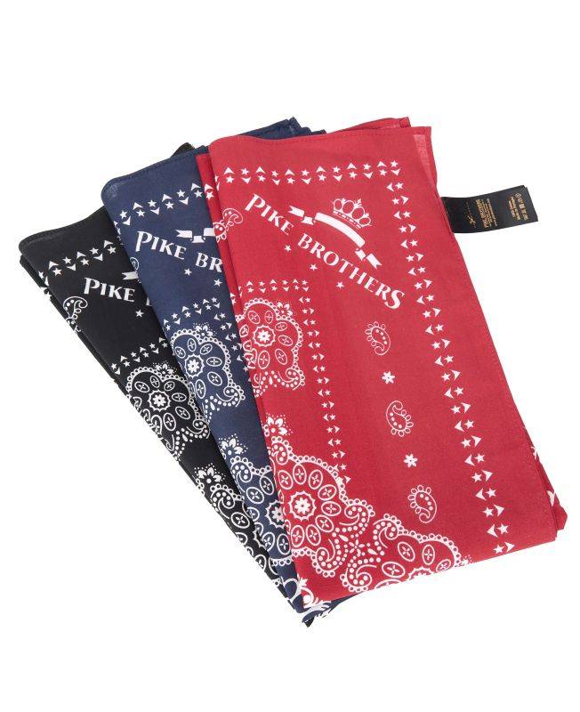 Pike Brothers 1947 Logo Bandana red Top Angebot