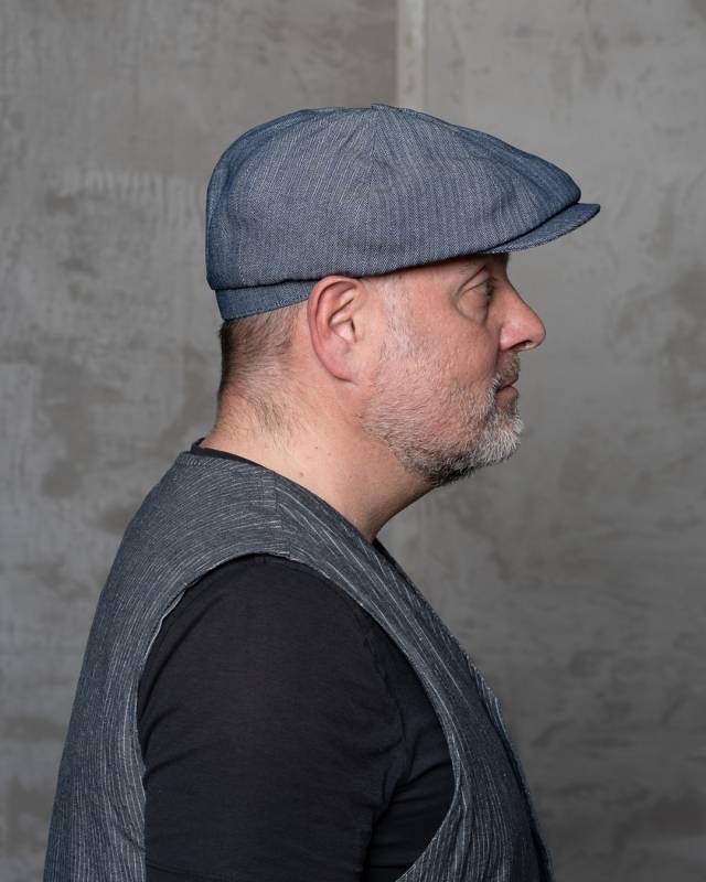Pike Brothers 1928 Newsboy Cap Kirkburg blue Große Rabatte