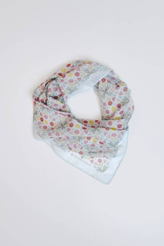 ﻿Rockmacherin Daisy Tuch 65 x 65 cm, rolliert mit Seide in buntem Print Bis zu 60% Rabatt