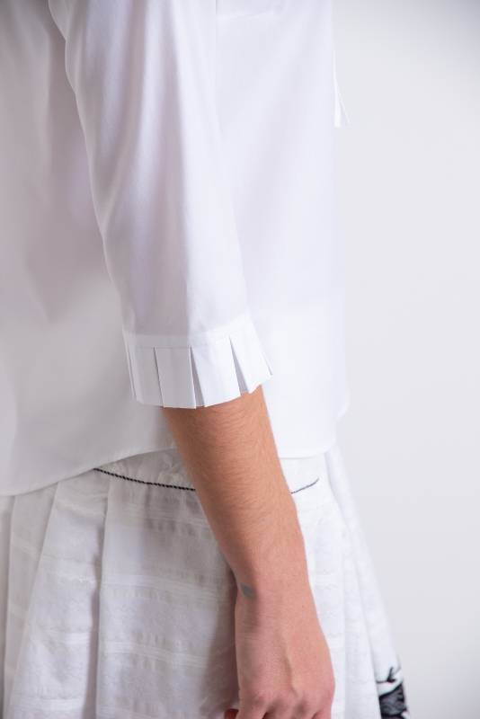 Rockmacherin Susi Bluse Halbarm mit Kellerfalten Kauf eins, bekomm eins gratis
