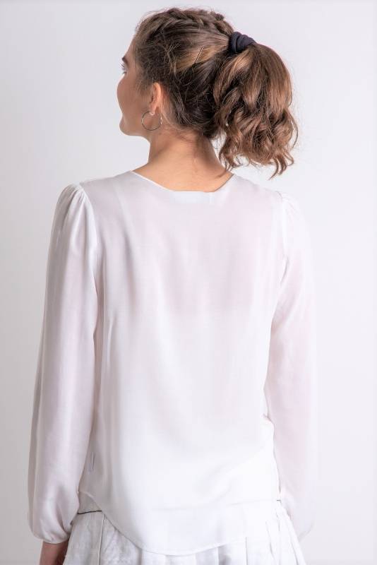 Rockmacherin Geli Bluse Langarm Tägliche Deals