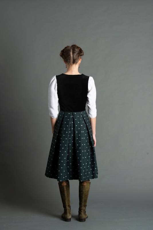 Rockmacherin Katha Dirndl schwarz/ weiß Letzte 3 Tage