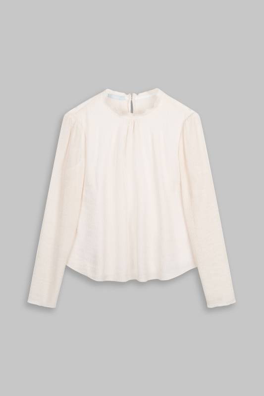 Rockmacherin Lucia Romantische Damenbluse aus Viskose-Crêpe Limitierter Zeitrabatt