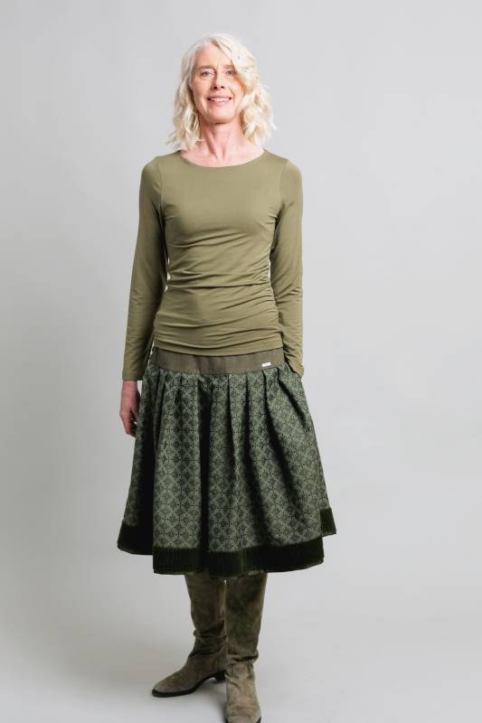 Rockmacherin Malou Langarm-Shirt mit Raffung Sonderangebot