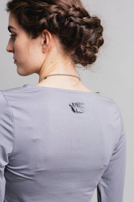 Rockmacherin Malou Langarm-Shirt mit Raffung Rabatt