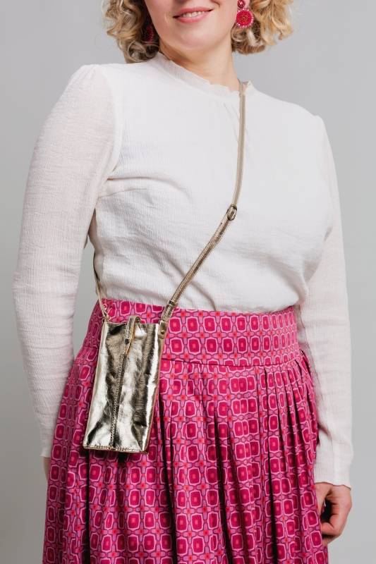 Rockmacherin Kalo Wadenlanger Rock mit Print und zwei Taschen Flash Sale