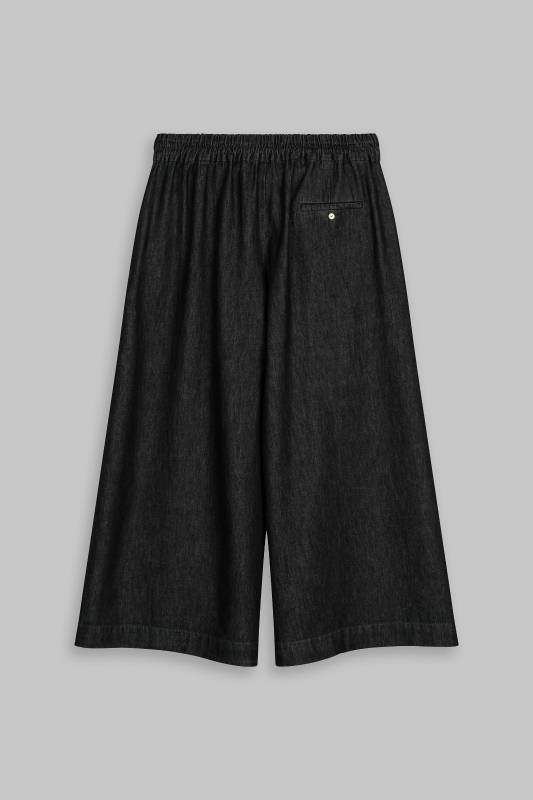 Rockmacherin Sempt Hosenrock aus weichem Denim mit Biesen und Gummizug Osterangebot