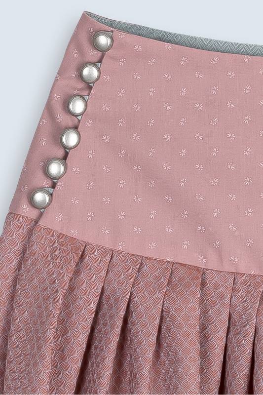Rockmacherin Pfingstox Damen-Trachtenrock mit feinstem Baumwolljacquard Tiefpreis