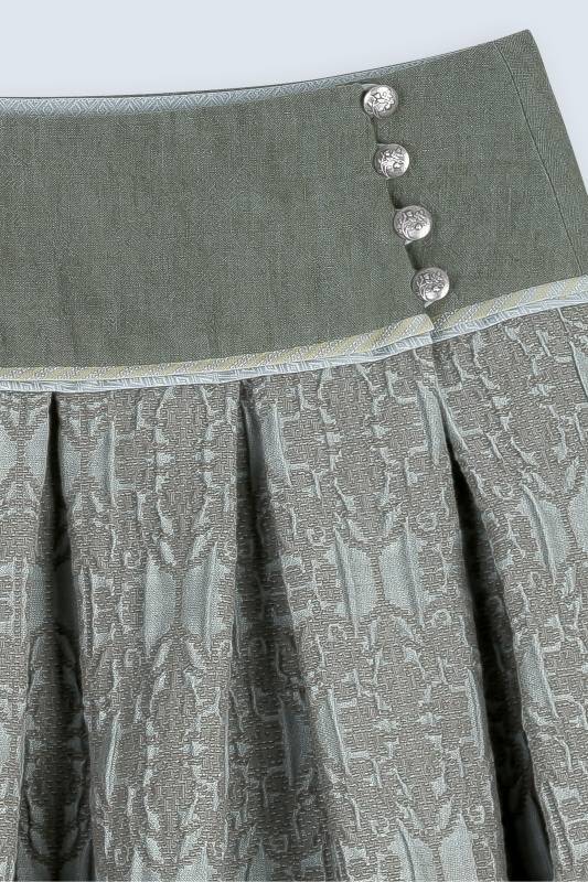 Rockmacherin Wiesn Trachctenrock in Midilänge mit strukturiertem Jacquard Super Sparpreis