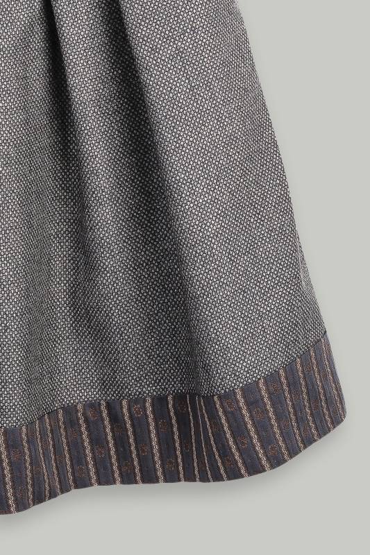 Rockmacherin Regndropfa Trachtenrock mit weichfließendem Wolljacquard Super Rabatt