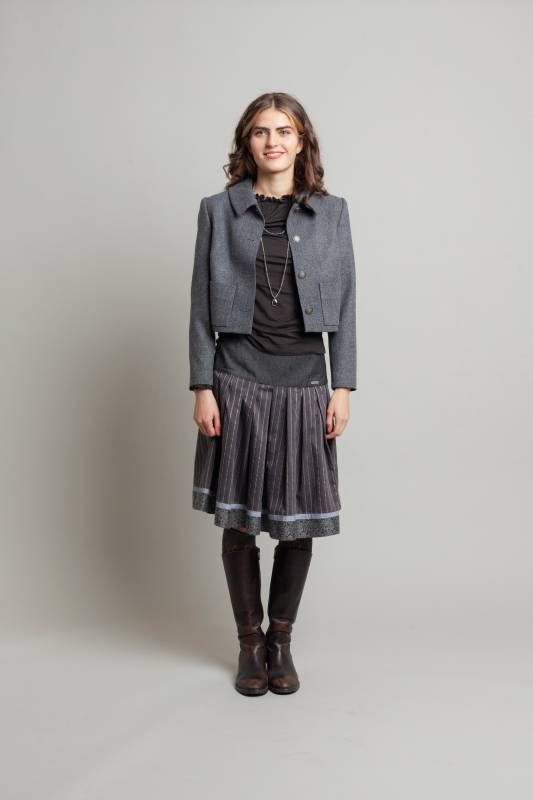 Rockmacherin Selma Shirtbluse aus Lyocell-Wolljersey Top Angebot