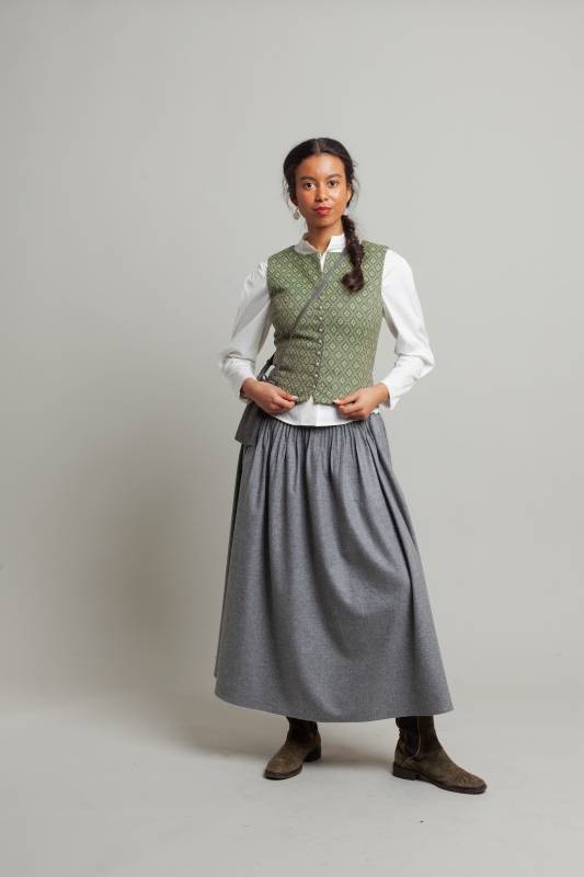 Rockmacherin Nanni Bachmann Damen Trachtenweste aus Wolljacquard Tägliche Deals