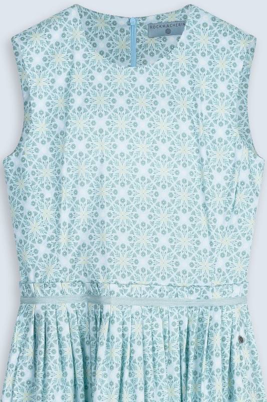 Rockmacherin Elfriede Kleid im Landhausstil mit Print auf elastischer Baumwolle Wochenangebot