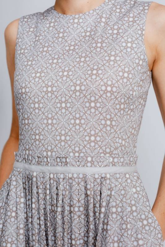 Rockmacherin Elfriede Kleid im Landhausstil mit Print auf elastischer Baumwolle Kostenlose Rückgabe