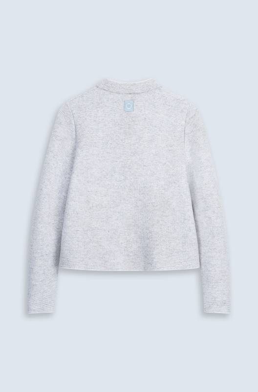 Rockmacherin Florentine Trachten-Strickjacke mit Stehkragen aus Merinowolle Nur für heute
