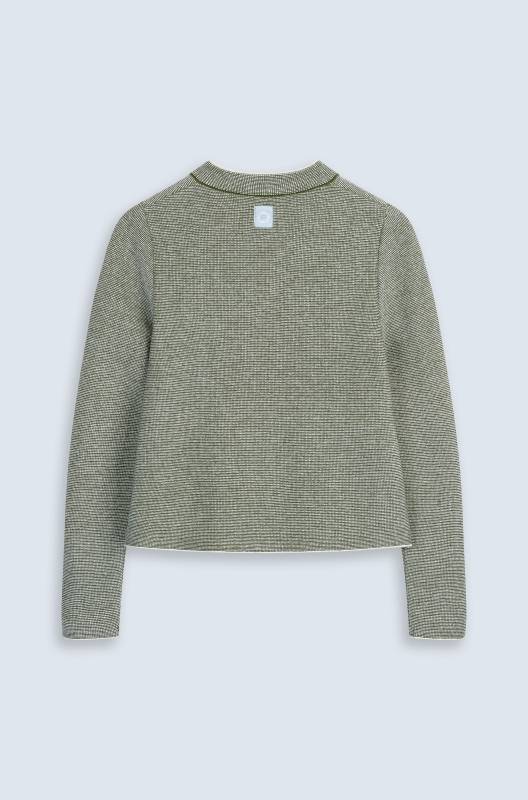 Rockmacherin Florentine Trachten-Strickjacke mit Stehkragen aus Merinowolle Sonderangebot der Fabrik