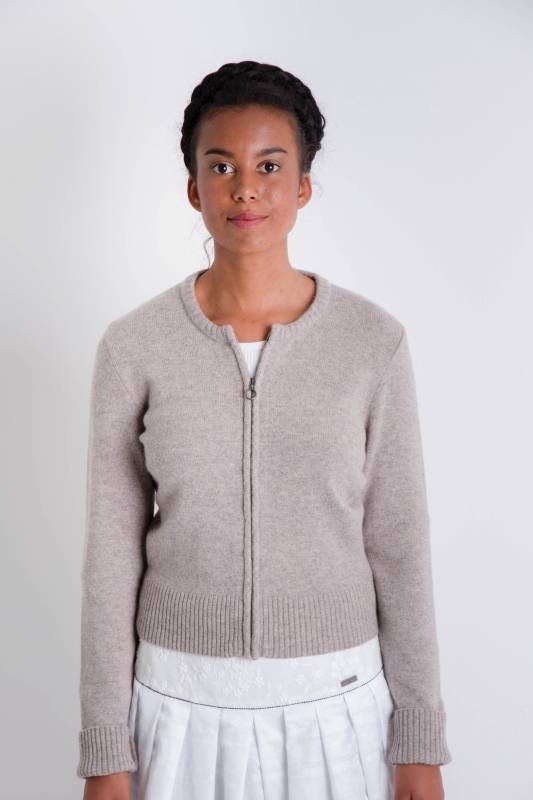 Rockmacherin Käthe light Strickjacke lehm Kostenloser Versand international