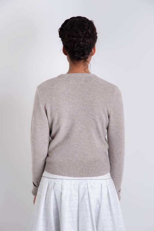 Rockmacherin Käthe light Strickjacke lehm Kostenloser Versand international