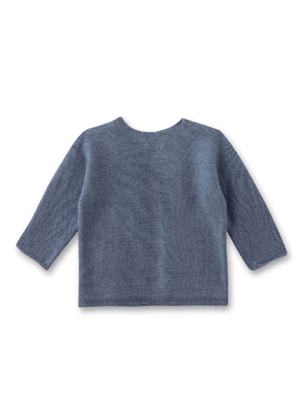 Sanetta Baby-Strickjacke Blau aus Wolle Speichern exportieren