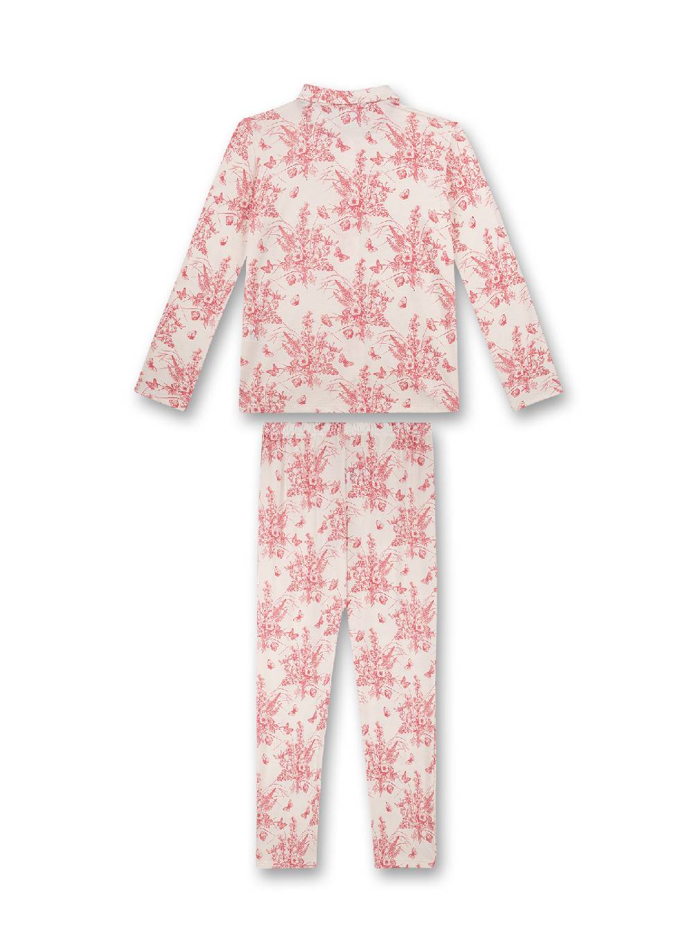 Sanetta Mädchen-Pyjama Off-White Meist gekauft