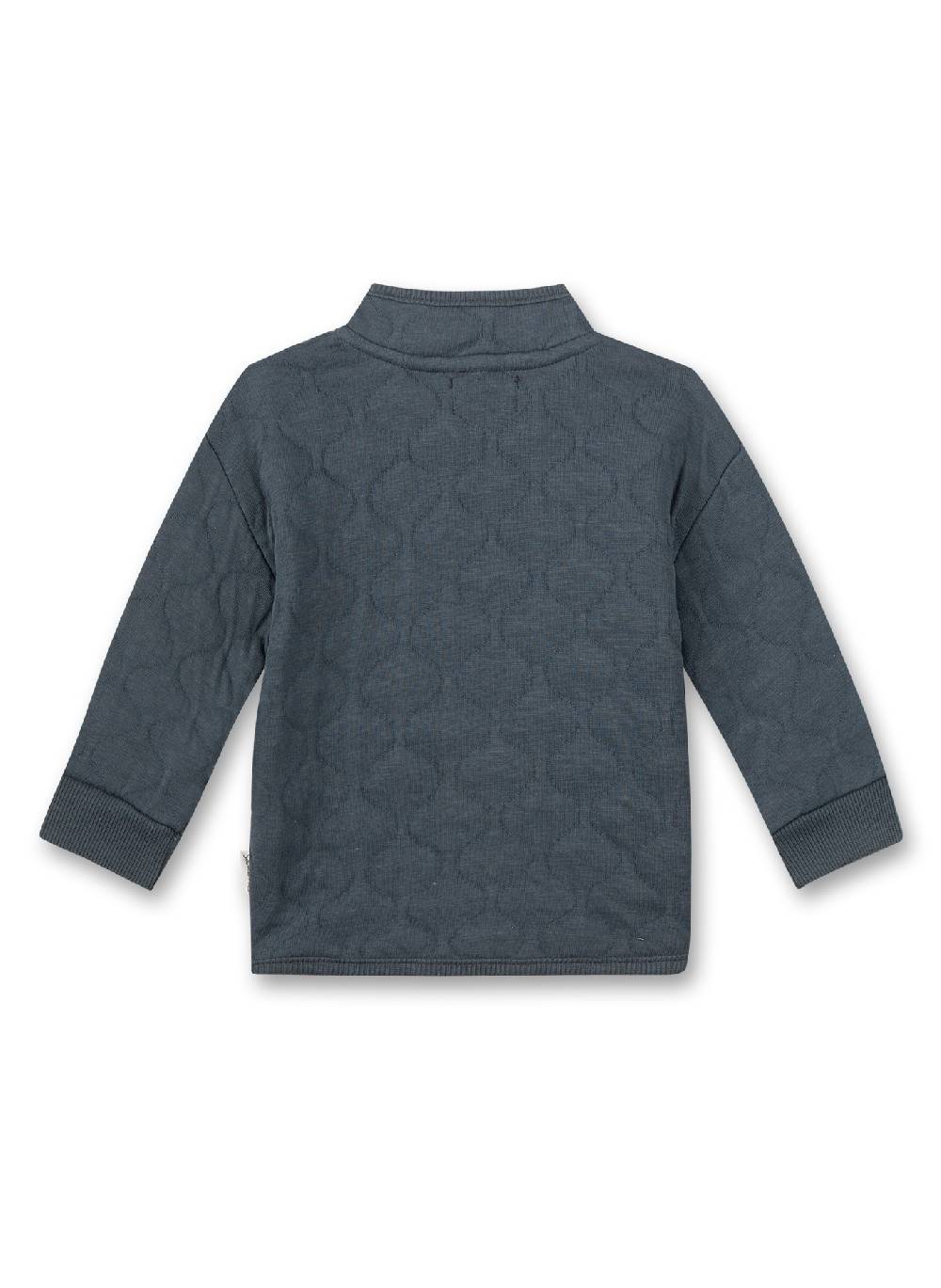 Sanetta Jungen-Sweatjacke Dunkelblau mit Steppung Großer Ausverkauf