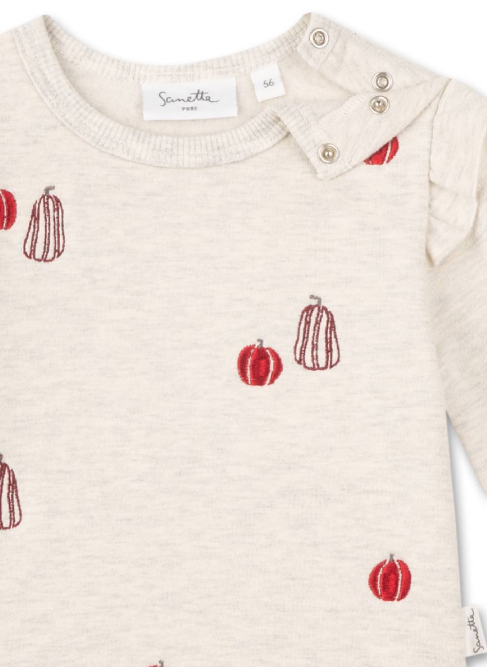 Sanetta Mädchen-Sweatshirt Beigemelange Preisnachlass