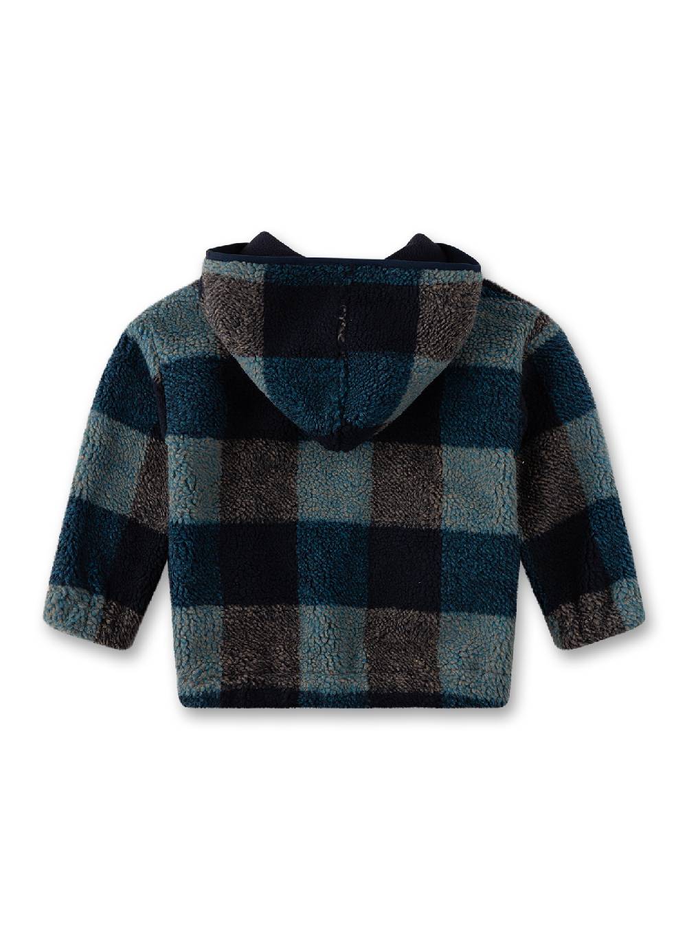 Sanetta Jungen-Jacke Blau aus Teddyplüsch Blitzangebot