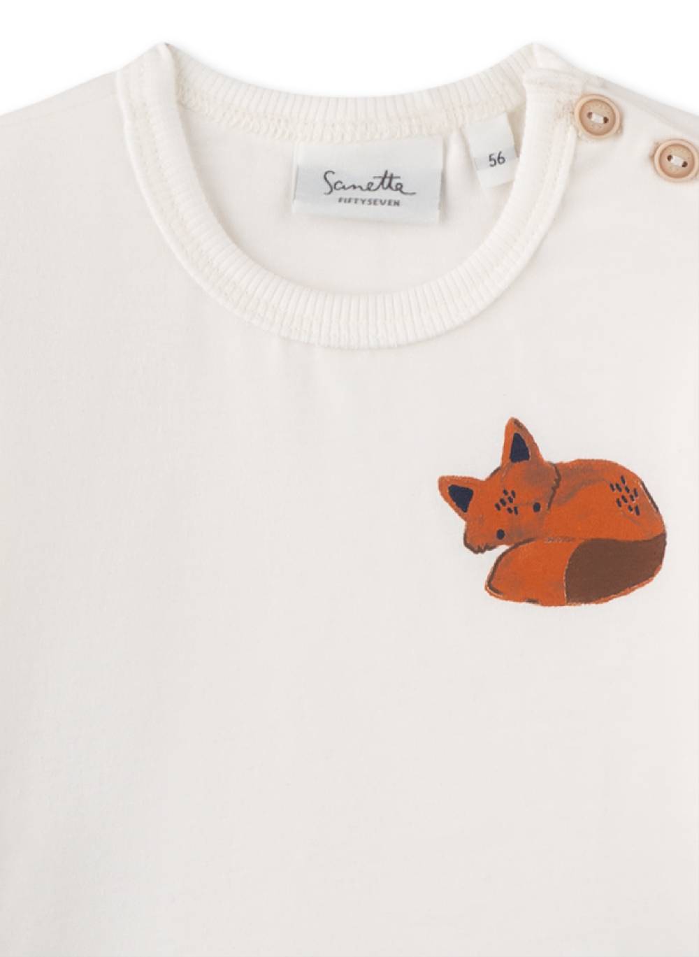 Sanetta Jungen-Langarmshirt Off-White Neuheiten